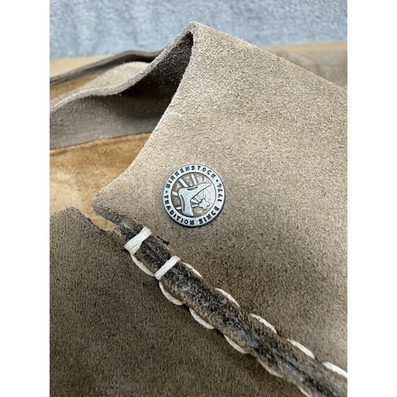 Birkenstock Zermatt Premium Suede Leather Clogs Brown EU 39 Women's US 8 - Picture 4 of 9